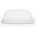 Vegware C76D-CH 76-Series PLA Dome Lid, Straw Slot