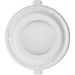 Vegware BL185FW Nourish Moulded Fibre Bonnie Window Lid (Fits 32 &amp; 40oz Bowl)