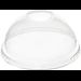 Dispo 95mm Domed Rpet Lids With Hole
