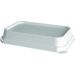 WorldView Fibre Lid for 12oz &amp; 16oz Rectangular Containers Natural