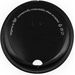 Vegware VLID89PB 89-Series Black Paper Sipping Lid