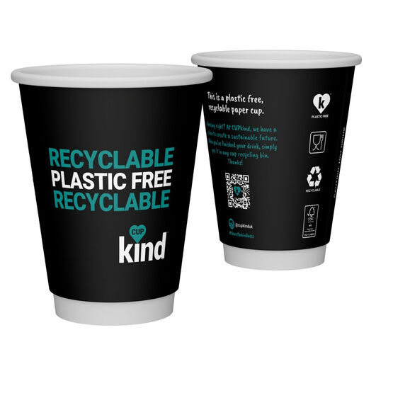 8oz Double Wall Plastic free Kind Cups