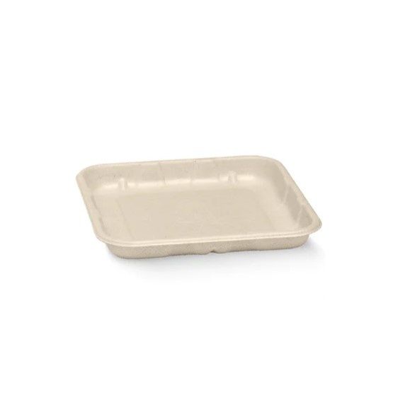 Bio Cane Produce Trays Natural 5" x 5"