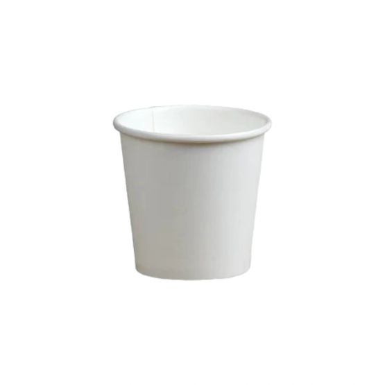 4oz White Compostable Single Wall Cup