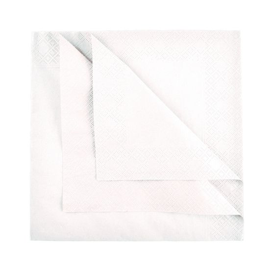 Bulkysoft 40cm 3ply White Napkins