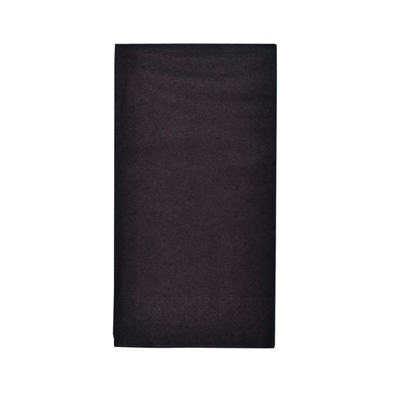 Bulkysoft 40cm 2ply Black Napkins 8 fold (Redifold)