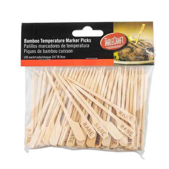 Bamboo Paddle Pick 2.8in - 100 pcs per pack