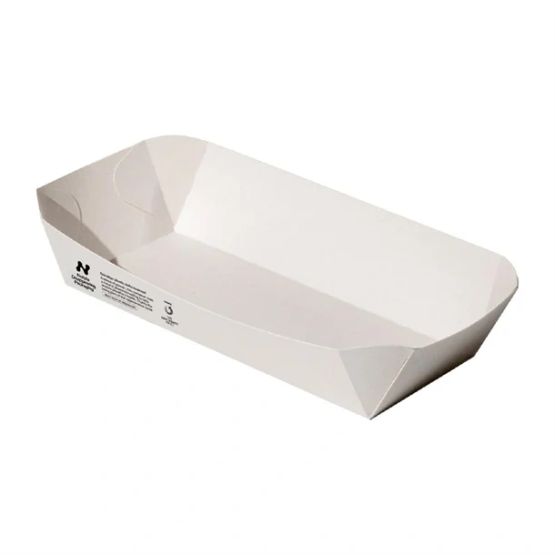 Notpla 10"x6" Deep Trays - White