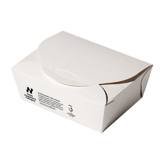 Notpla Medium Takeaway Boxes 1200ml - White