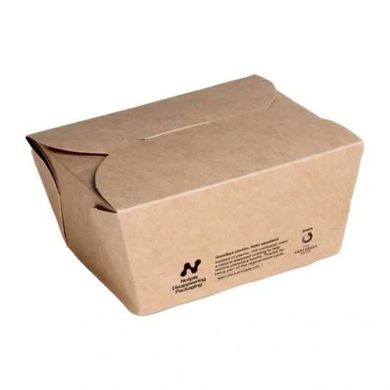 Notpla Small Takeaway Boxes 800ml - Kraft