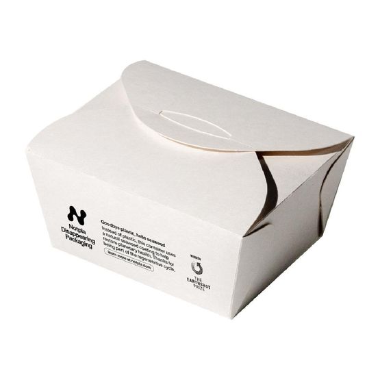 Notpla Small Takeaway Boxes 800ml - White