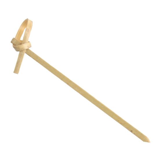 Fiesta Compostable Bamboo Looped Skewers 90mm