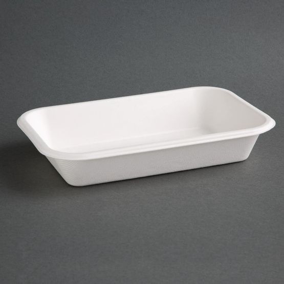 Fiesta Compostable Bagasse Food Trays 24oz