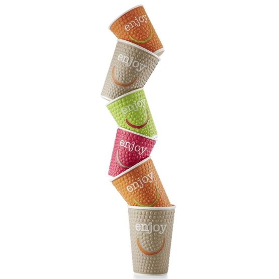 Huhtamaki Enjoy Double Wall Disposable Hot Cups 340ml / 12oz