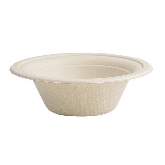 Vegware Compostable Nourish Moulded Fibre Bowl Natural 12oz/340ml