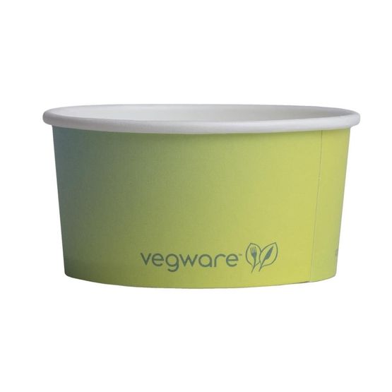 Vegware Double Scoop Ice Cream Pot Tutti Frutti 6oz