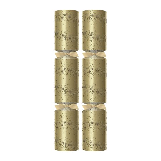 12" Gold Wish Upon A Star Christmas Crackers - N Contents C502-GWU-N