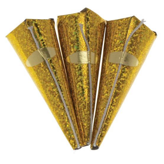 Gold Holog Adult Party Accessories GOLHOLCPOP
