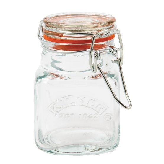 Kilner Square Clip Top Spice Jar - 70ml