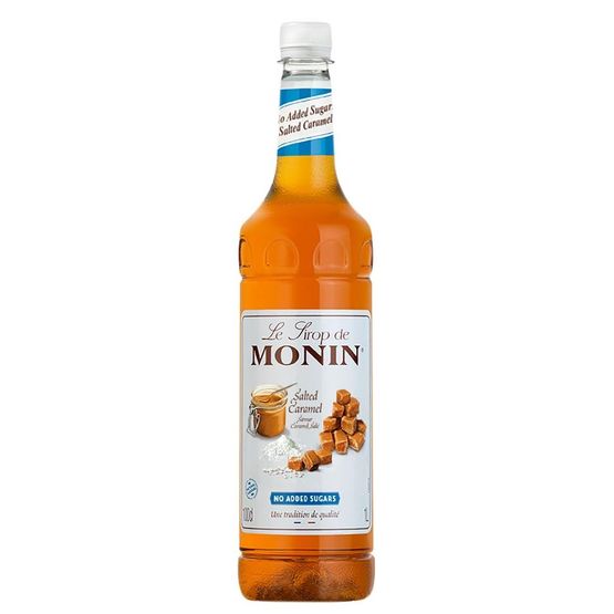 Monin Premium Salted Caramel No Added Sugar Syrup - 1ltr