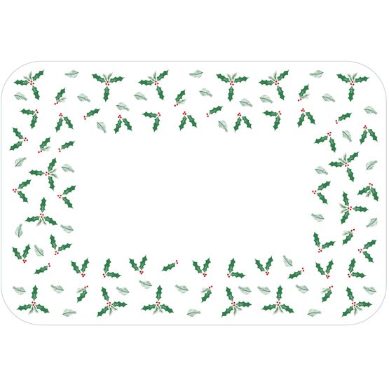 Paper Jolly Holly Placemat - 36.5cm x 25cm PPM-JLL