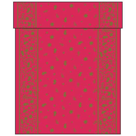 Red Winter Foliage Airliad Table Runner - 38cm x 12m TABRUN-RWF