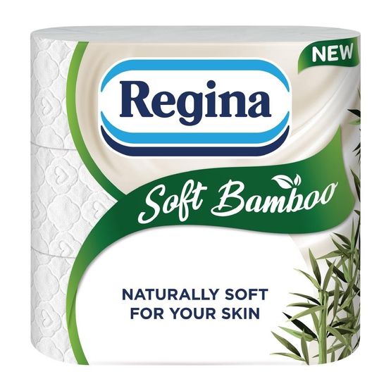 Regina Soft Bamboo Toilet Roll 3ply (Pack 5x9 Rolls)
