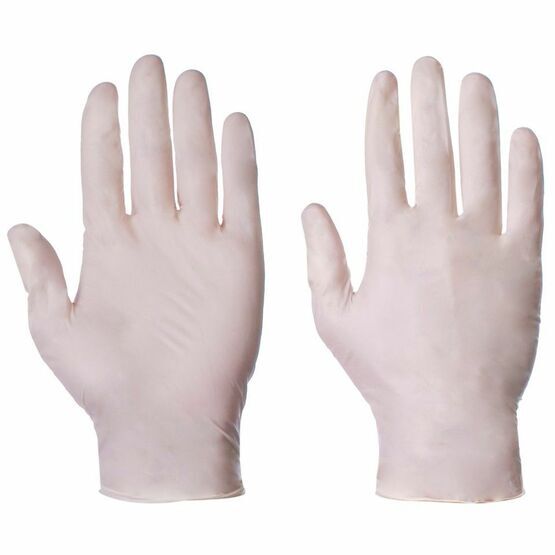 Latex Gloves Large Powder Free