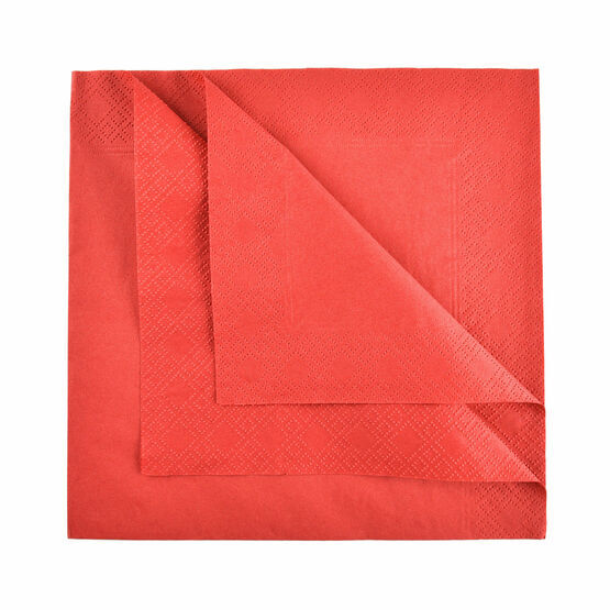Swantex 40cm 2ply Red Paper Napkins