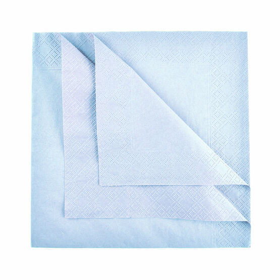 Swantex 40cm 3ply Sky Blue Paper Napkins
