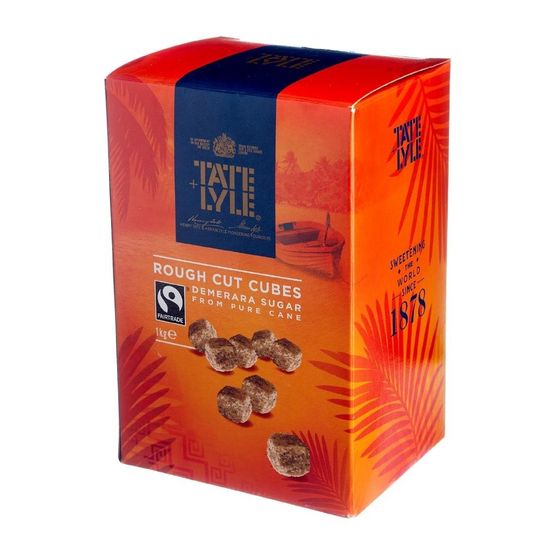 Tate &amp; Lyle Rough Cut Demerara Sugar Cubes 1kg
