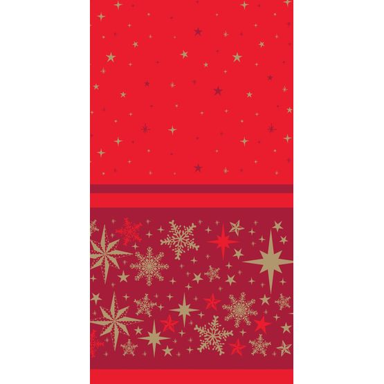 120cm x 40m Swansilk Banquet Roll Merry &amp; Bright - Red SLKBRMYB-R