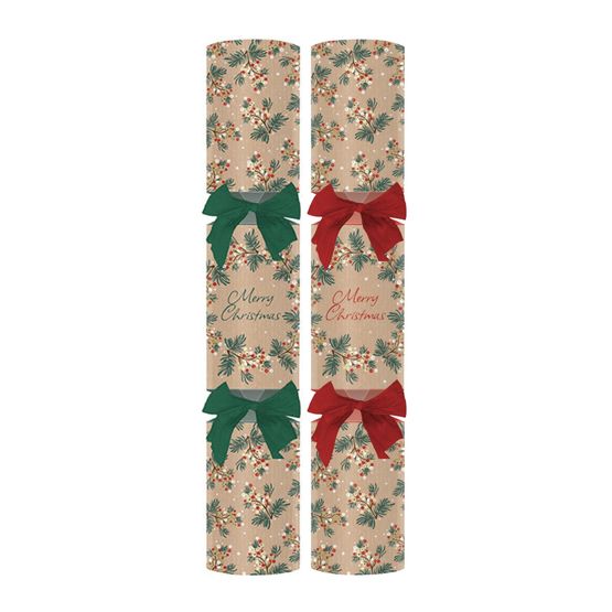 13" Mistletoe Charm Christmas Crackers - E3 Contents C503MCM-E3