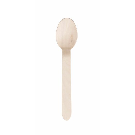 Compostable Disposable Wooden Dessert Spoon