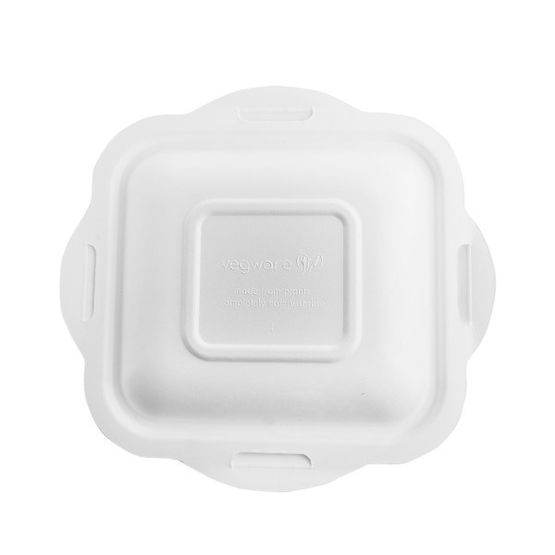 Vegware Size 4 Bagasse Gourmet Lid - V4-GLB