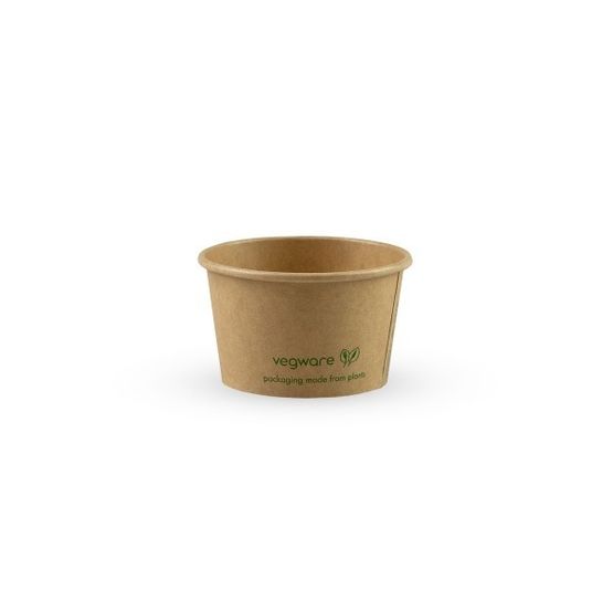 Vegware 2.5oz Kraft Paper Portion Pot - VWPPK25