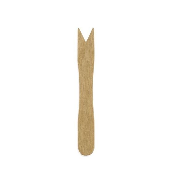 Vegware VT-CFK3 3.3in/85mm Wooden Chip Fork