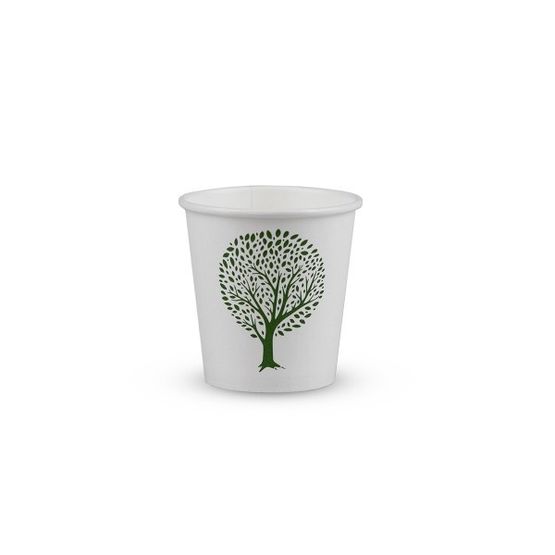 Vegware LV-4-GT 4oz White Hot Cup, 62-Series