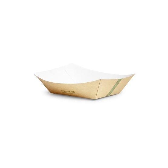 Vegware KT-6X5 6 X 5in Kraft Food Tray