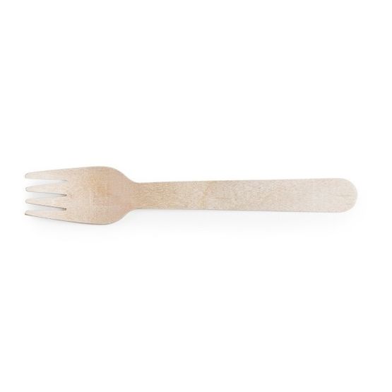 Vegware VT-FK6 6.5in Wooden Fork