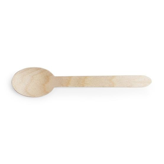 Vegware VT-SP6 6.5in Wooden Spoon