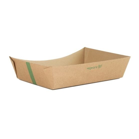 Vegware MFT-8X6 8 X 6in Microflute Food Tray