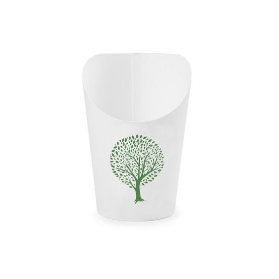 Vegware VCS-G12 Chip Scoop - Green Tree