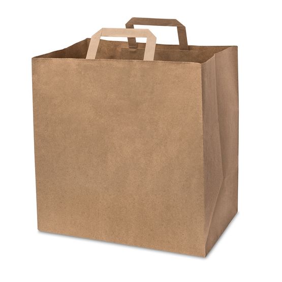 XL Shallow Paper Carrier Brown 13x8.5x13"