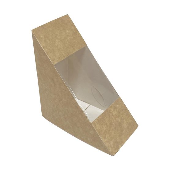 Fiesta Recyclable Standard Sandwich Wedge with PET Window 65mm