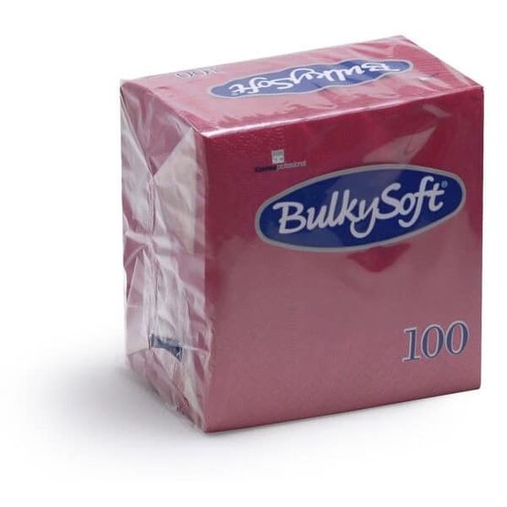 33cm 2 Ply Lunch Napkin Bordeaux Bulkysoft