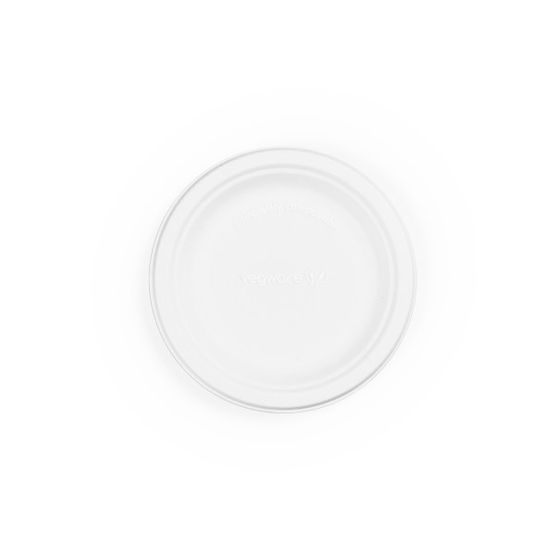Vegware SL-P006NW 6in / 150mm Nourish Moulded Fibre Plate