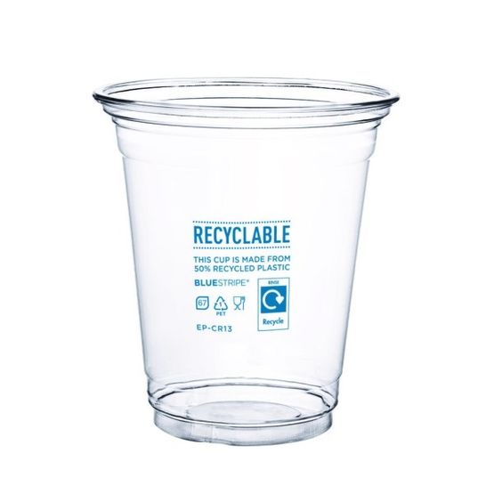 Eco-Products Bluestripe 13oz Rpet Cold Cup, 95-Series