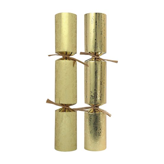 Swantex 11" Gold Mistletoe Christmas Crackers - Contents C C1001GMT-C