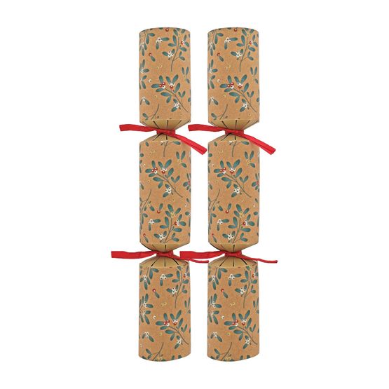 Swantex 11" Mistletoe &amp; Berry Christmas Crackers - Contents E1 C501MTB-E1